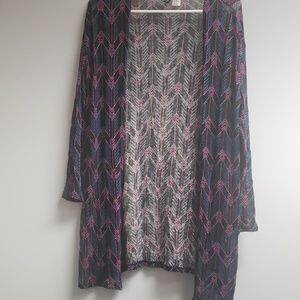 H&M DIVIDEND  Cardigan XL Pink Black and Blue